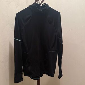 Champion Black Jacket with Light Blue Accents